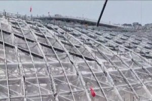 中国速度看山东！可容纳6万人的黄河体育中心足球场主体全部完工